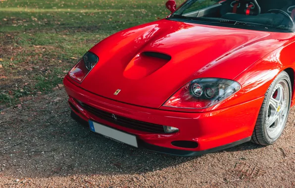 Картинка Ferrari, close-up, 550, Ferrari 550 Barchetta Pininfarina