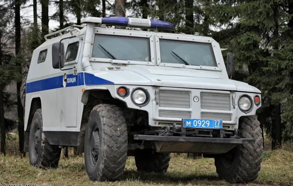 Тигр, Полиция, бронеавтомобиль, СПМ-2, GAZ-233036