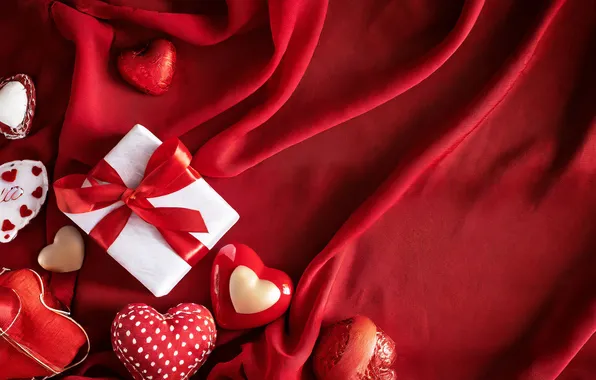 Картинка любовь, подарок, романтика, сердце, love, happy, День святого Валентина, romantic