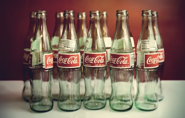 Вода, стиль, настроение, бутылки, напитки, coca-cola, кока-кола