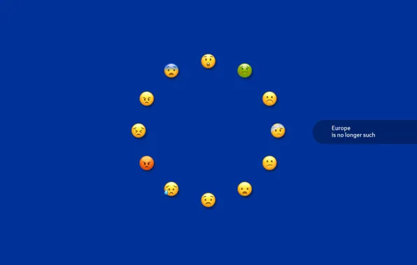 Европа, minimalism, Europe, Европейский союз, флаг Европы