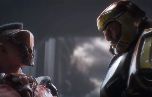 Игры, ranger, рейнджер, квейк, визор, visor, id software, Quake Champions
