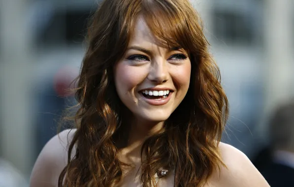 Улыбка, актриса, Emma Stone, Эмма Стоун