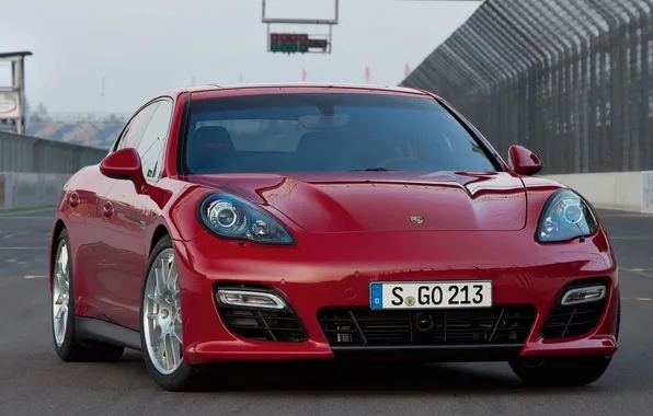 Картинка car, машина, трасса, track, 2012 Porsche Panamera GTS, 1920x1187