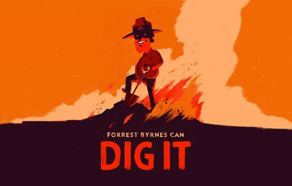 Art, Campo Santo, Firewatch, Пожарный дозор, Olly Moss