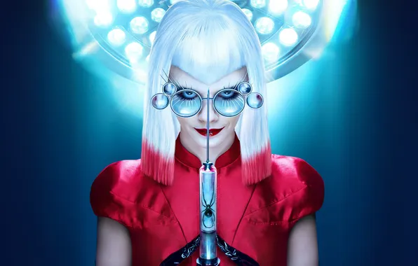 Взгляд, очки, сериал, Cara Delevingne, Кара Делевинь, American Horror Story: Delicate, Айви Эренрайк, Американская история …