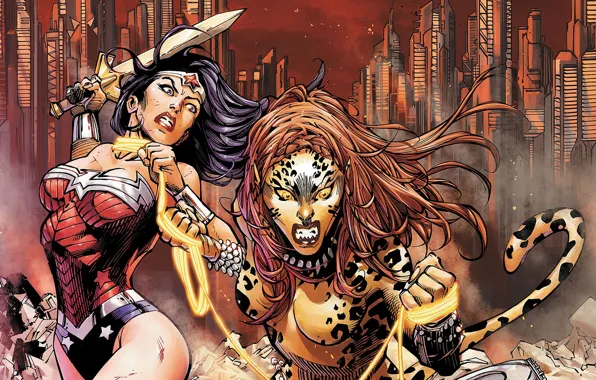 Wonder Woman, DC Comics, Диана, Diana, Чудо-женщина, Амазонка