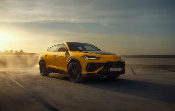 Картинка lamborghini, road, suv, performante, urus