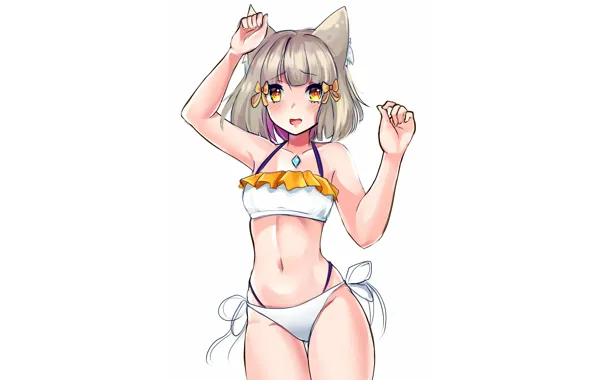 Girl, sexy, boobs, anime, beautiful, short hair, pretty, erotic