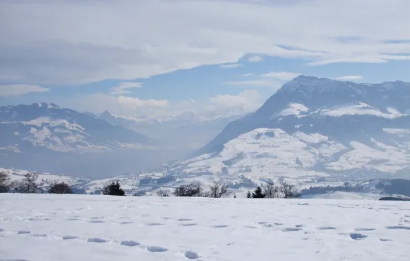 Switzerland, Alps, mount Rigi