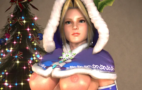 Эротика, грудь, сиськи, merry christmas, Dead or Alive, Helena Douglas, doa, helena