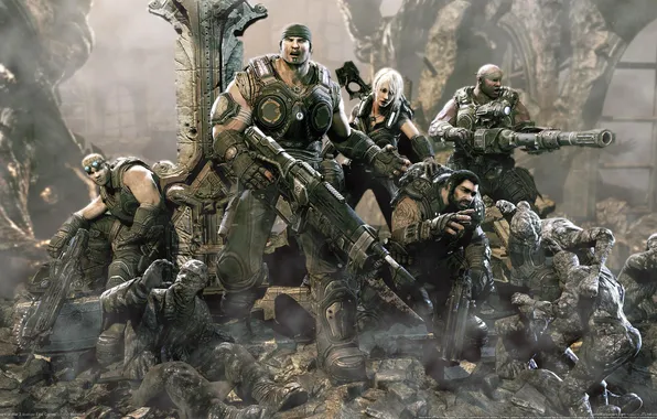 Gears of War, персонажи, Marcus Fenix