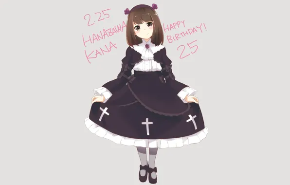 Фон, платье, девочка, заколки, Oreimo