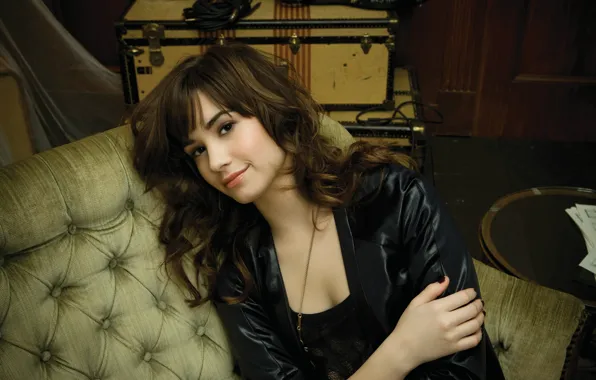 Улыбка, актриса, шатенка, знаменитость, кареглазая, Деми Ловато, Demi Lovato