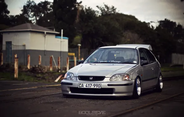 Honda, jdm, tuning, civic, low, stance, mugen, type r