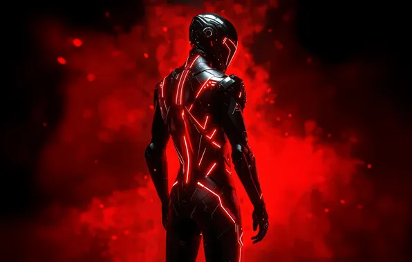 Фантастика, костюм, шлем, боевик, постер, Джаред Лето, Jared Leto, Tron: Ares