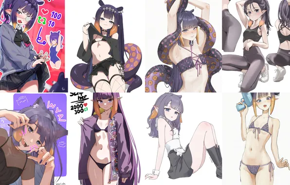 Anime, Virtual YouTuber, ninomae ina'nis, Anime Art