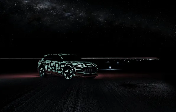 Картинка свет, ночь, Audi, 2018, E-Tron Prototype