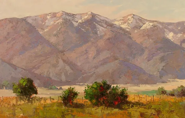 Картинка арт, Sean Wallis, The Wellsville Mountains