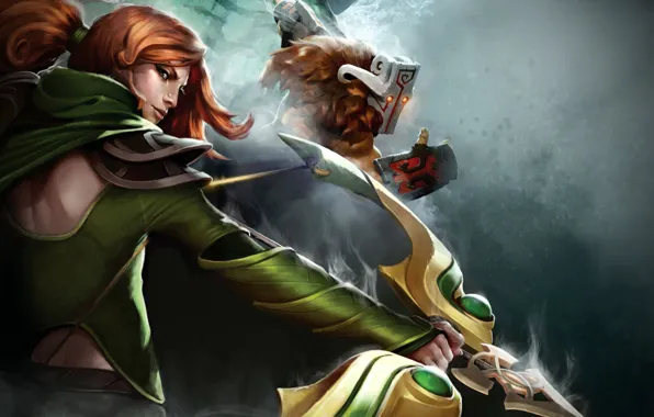 Dota2, windranger, jagernaut