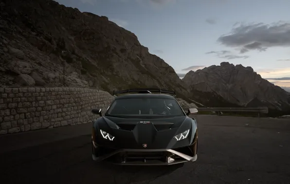 Lamborghini, Front view, Huracan STO