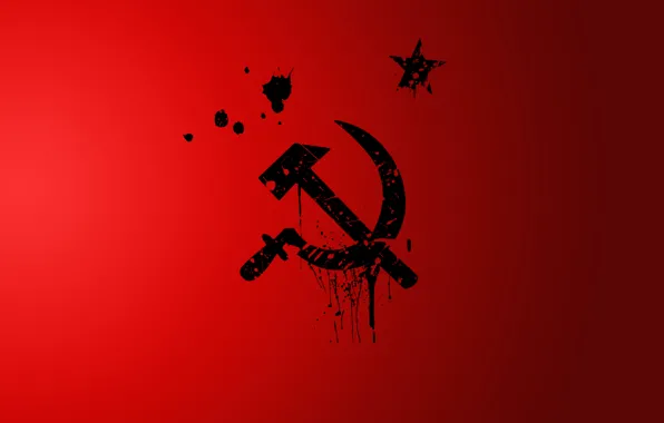 Картинка minimal, СССР, RED
