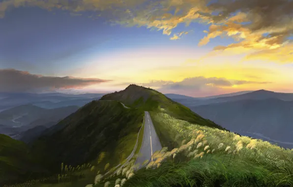 Картинка дорога, природа, даль