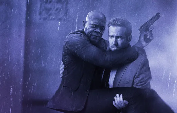 Hitman, Action, Ryan Reynolds, Gun, Rain, The, year, EXCLUSIVE