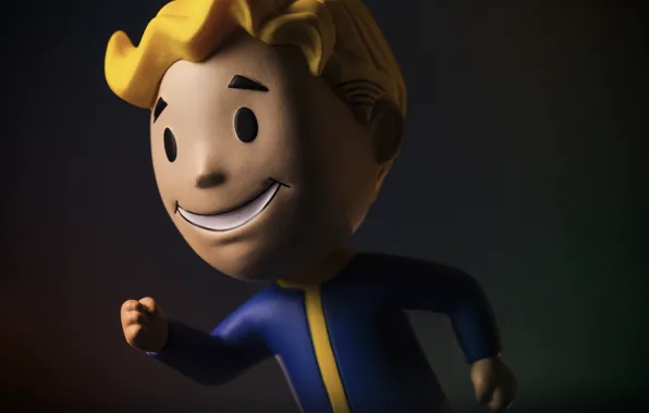 Fallout, Bethesda Softworks, Bethesda, Фигурка, Bethesda Game Studios, Vault Boy, Волт-Бой, Бетезда