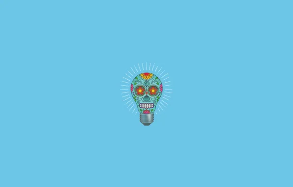 Минимализм, Лампочка, Арт, Art, Minimalism, Chicano, Чикано, Bulb