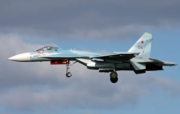 Истребитель, взлет, многоцелевой, Су-27