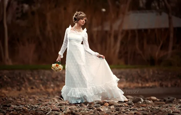 Картинка букет, платье, невеста, свадьба