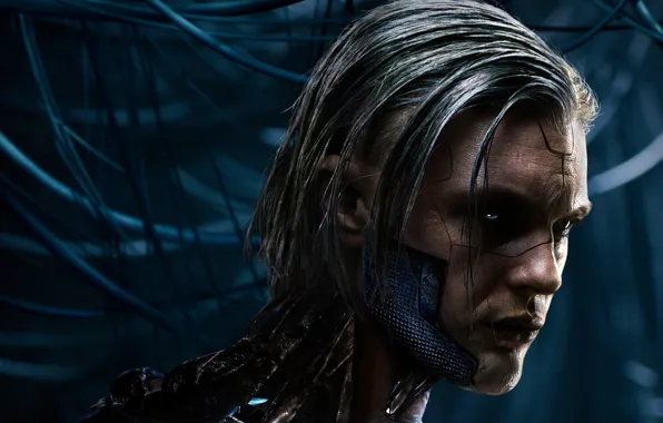 Cinema, anime, machine, man, movie, face, film, manga