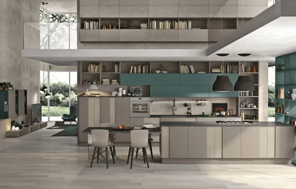 Дизайн, стиль, интерьер, кухня, столовая, modern style