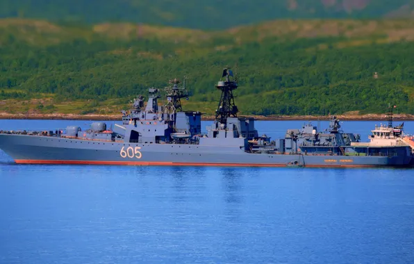 Корабль, большой, противолодочный, проект 1155, адмирал левченко