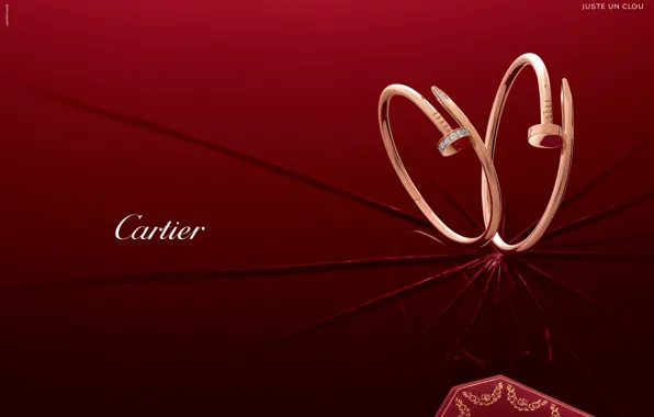 Стиль, золото, украшение, сережки, бренд, diamond, Cartier