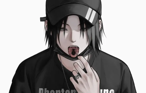Язык, паук, кепка, парень, Hunter x Hunter, Фейтан, Охотник х Охотник