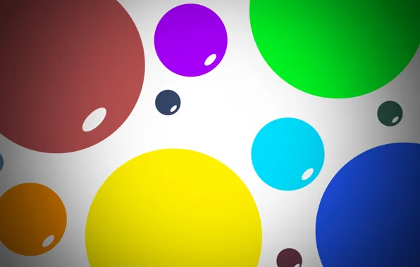 Картинка шарики, синий, красный, абстракция, зеленый, фон, шары, текстура