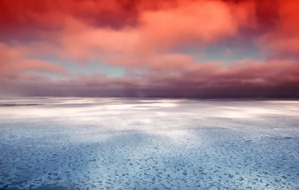 Море, небо, облака, океан, sky, sea, ocean, clouds