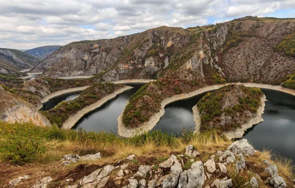 Горы, природа, озеро