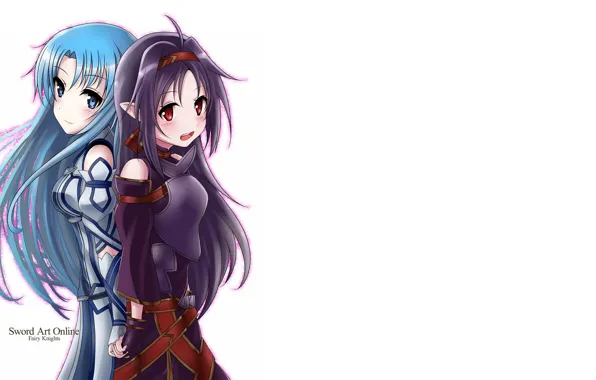 Armor, anime, asian, friends, manga, japanese, Yuuki Asuna, Sword Art Online