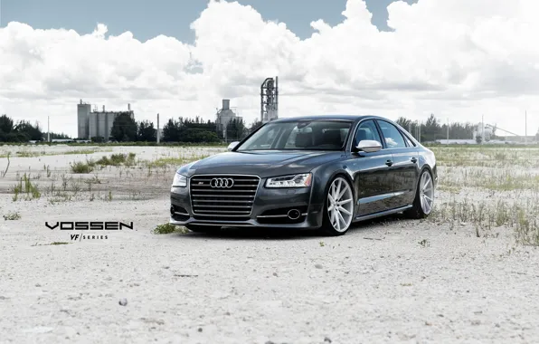 Audi, silver, s8