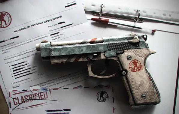 Оружие, Valve, counter-strike, global offensive, csgo, Weapon, Beretta, cs:go