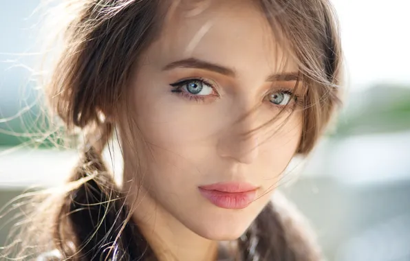 Картинка взгляд, девушка, лицо, Vasiliy Zhukov