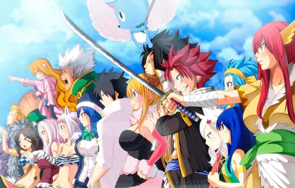 Sword, game, anime, fairy, ken, Lucy, blade, asian