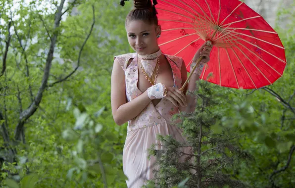 Картинка beautiful, sexy, short hair, dress, attractive, boobs, oriental dress, handsome