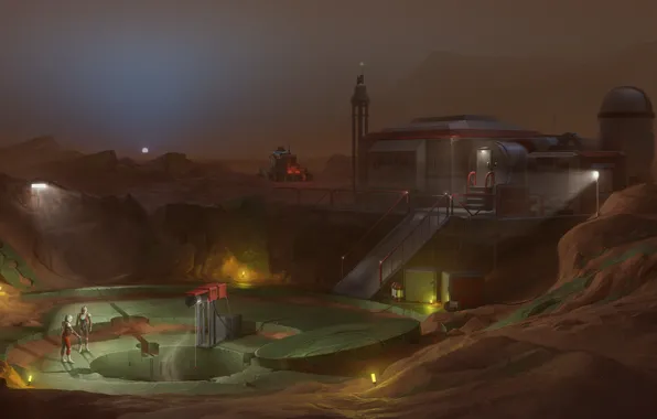 Марс, Mars, археология, archeology, Environment Artist, Angelo Tsiflas, Weekly Art Que, Алексей Шугуров