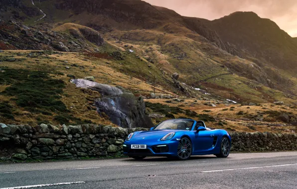 Горы, Porsche, Cayman, GTS