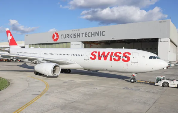 Airport, turkish airlines, swiss airlines, turkish technic