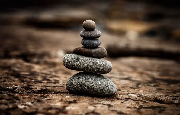 Поверхность, камни, гармония, баланс